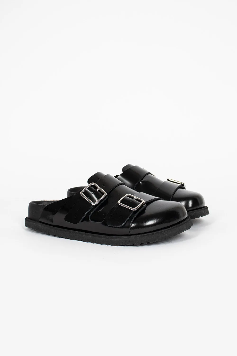 222 West Leather Sandals Black Soul Walk