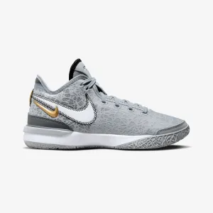 NIKE | LEBRON NXXT GEN { WOLF GREY/WHITE-IRON GREY-BLACK Low Cut Design