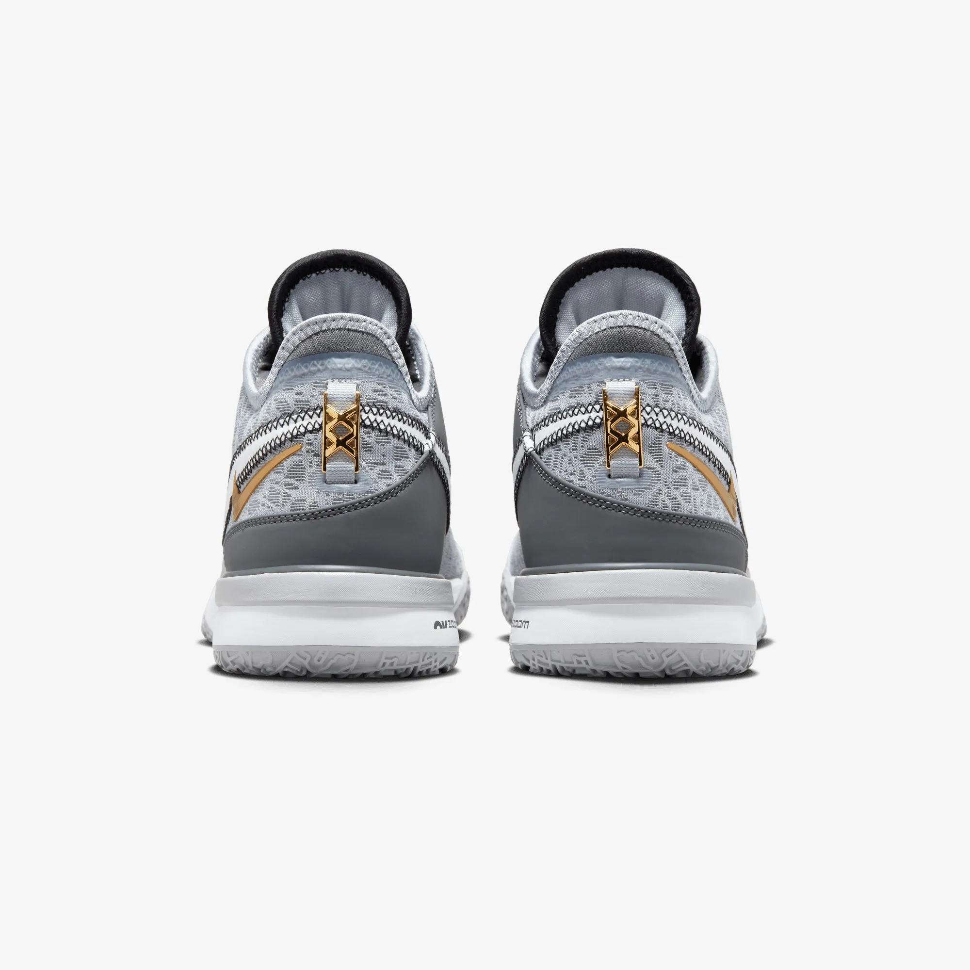 NIKE | LEBRON NXXT GEN { WOLF GREY/WHITE-IRON GREY-BLACK Recycled materials