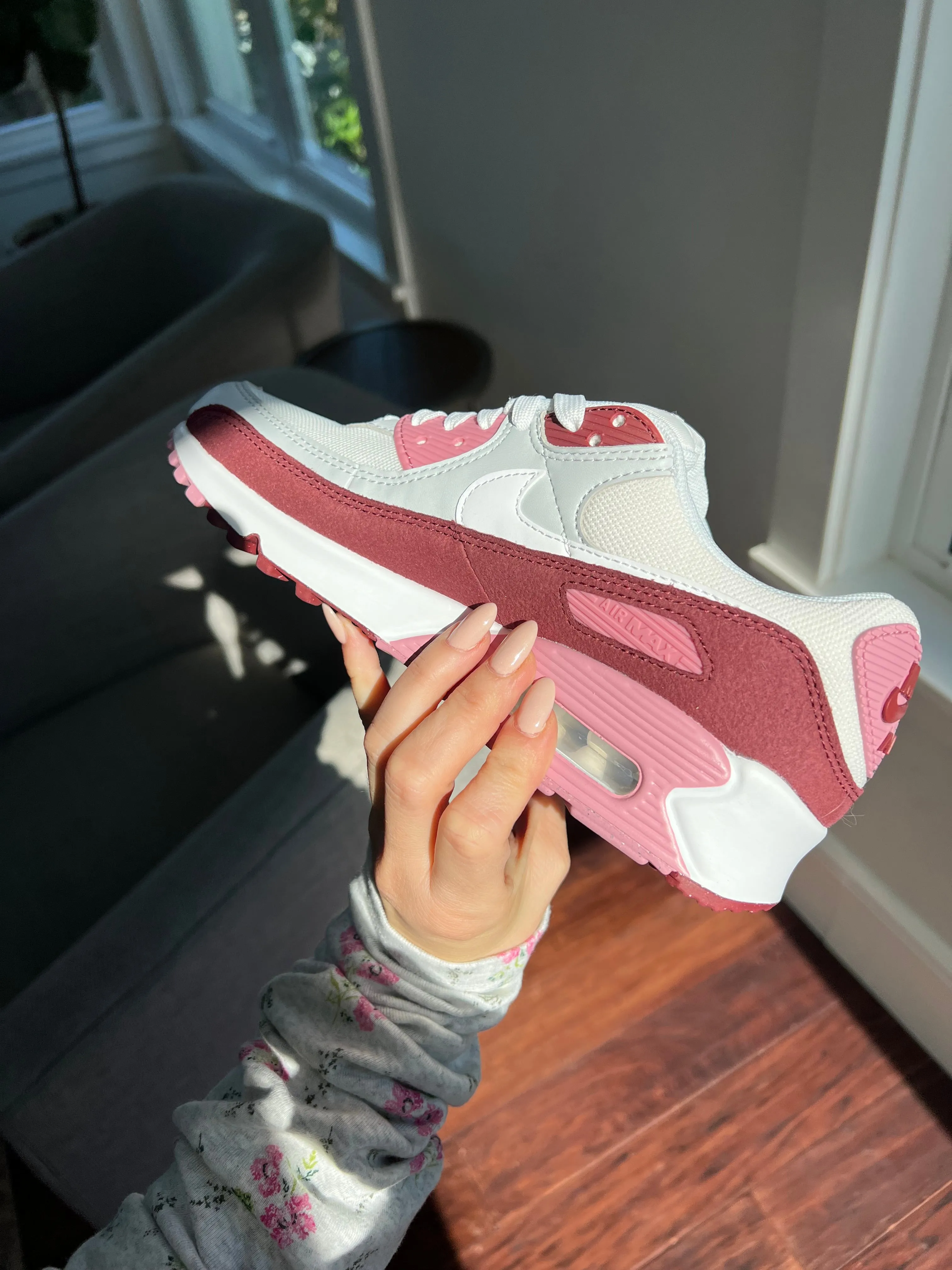 Cherry Pink Swarovski Nike Air Max 90 Premium Comfort