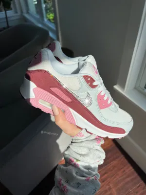 Skill Hike Cherry Pink Swarovski Nike Air Max 90