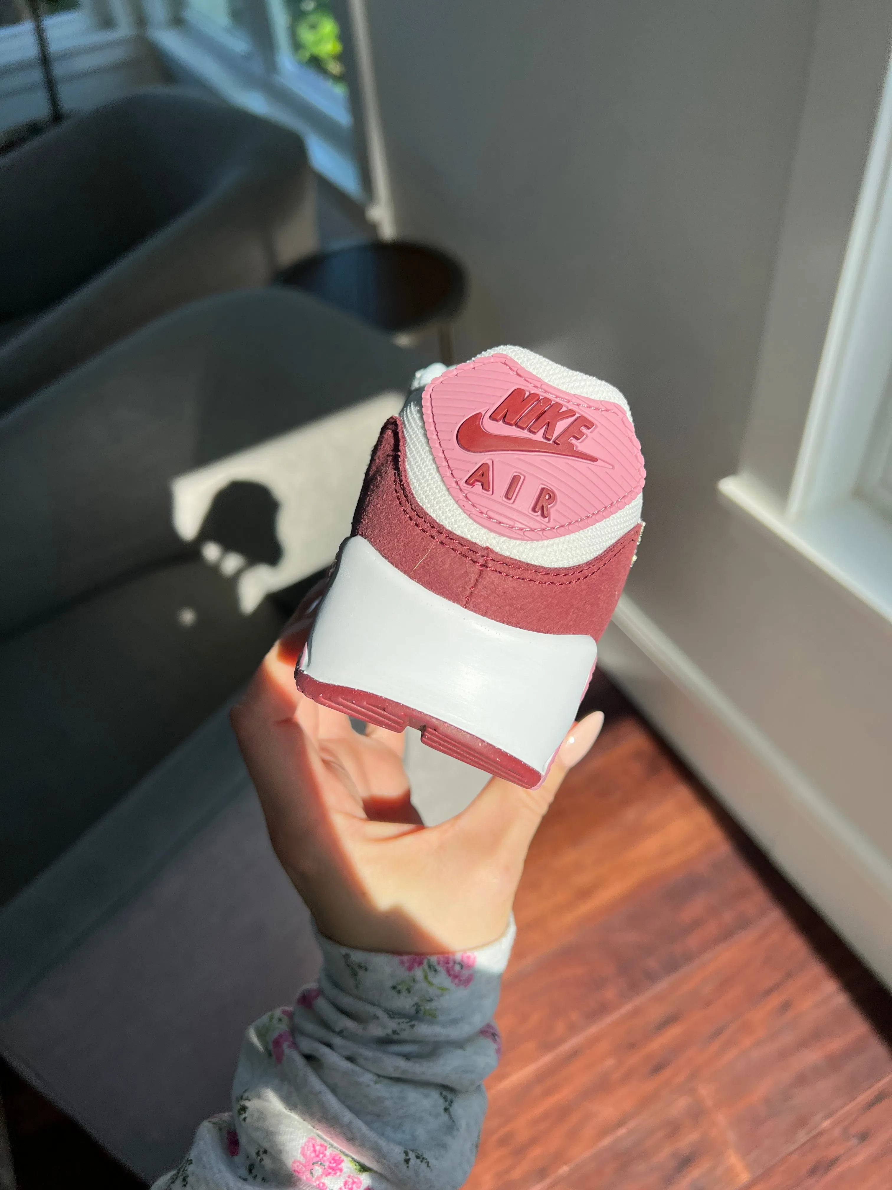 Planet Step Breathable Upper Cherry Pink Swarovski Nike Air Max 90