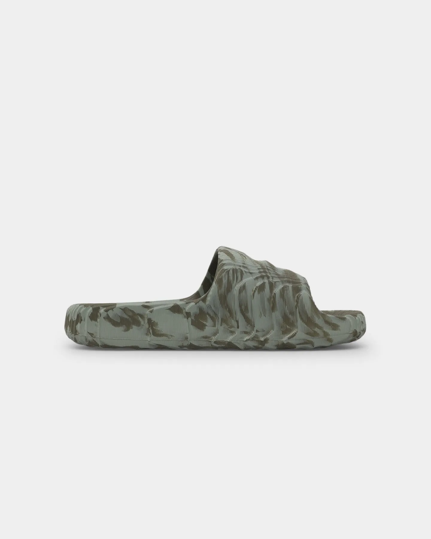 Adidas Adilette 22 Olive Strata Night Glow