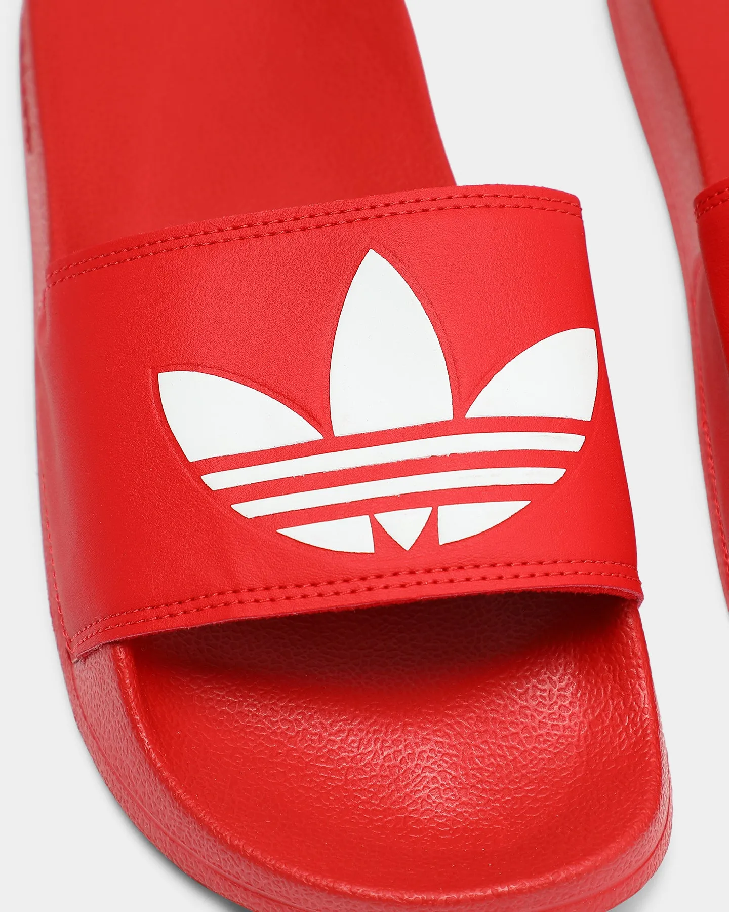 Adidas Adilette Lite Scarlet/White/S Breathable Indoor Fitness Breathable Material