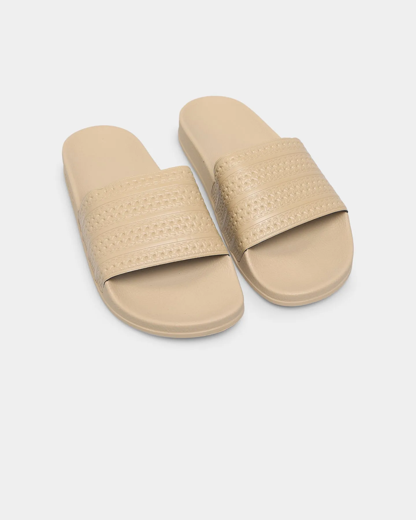 Adidas Adilette Slides Beiton/Beiton/Beiton Shock Resistant Non Slip Office Workers
