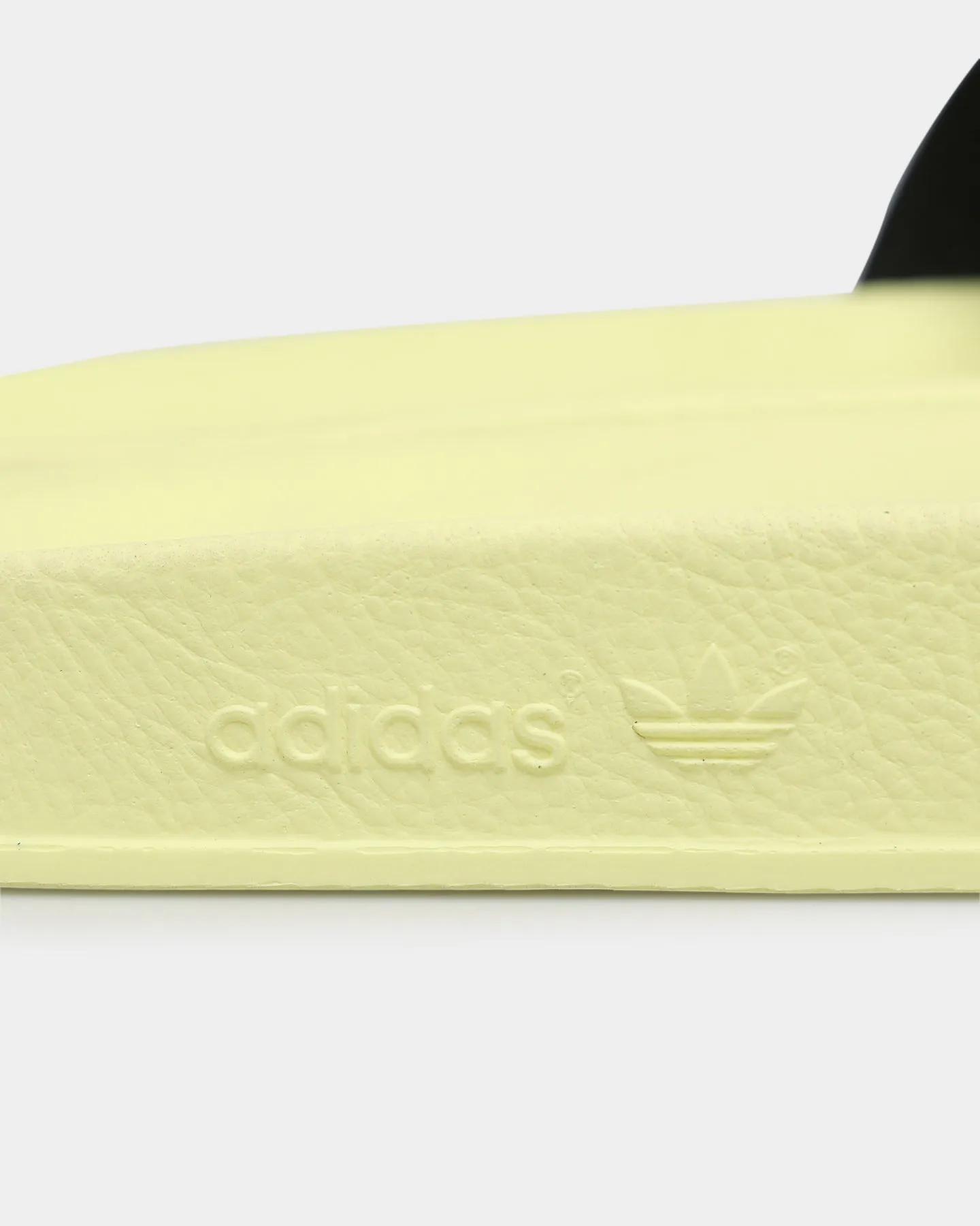 material Cushioned Base Health Focused Adidas Adilette Slides Pulse Yellow/Cloud White
