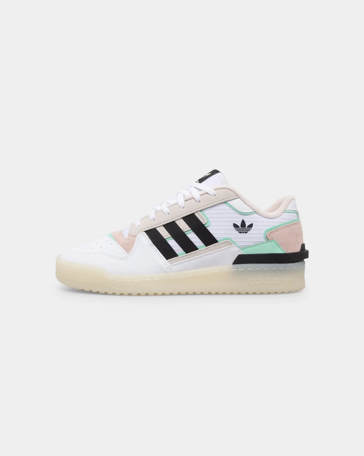 Soft Lining Soft Tone Adidas Forum Exhibit Low 2 Footwear White/Core Black