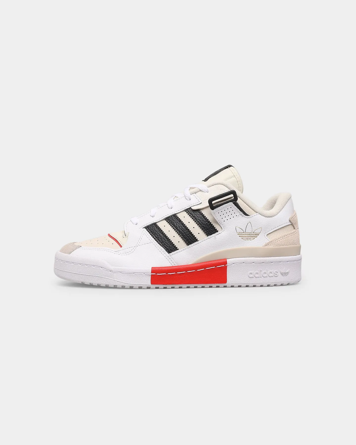 Adidas Forum Exhibit Low White/Black/Red Comfort Cushion