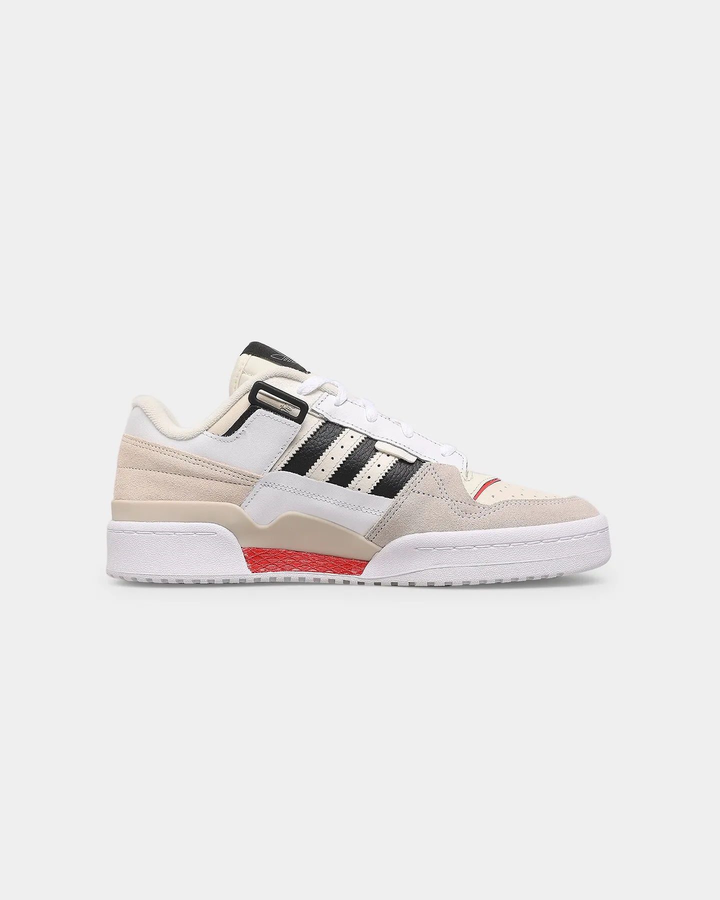 Adidas Forum Exhibit Low White/Black/Red material