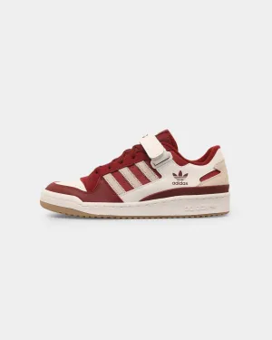 Bold Neon Adidas Forum Low Collegiate Burgundy