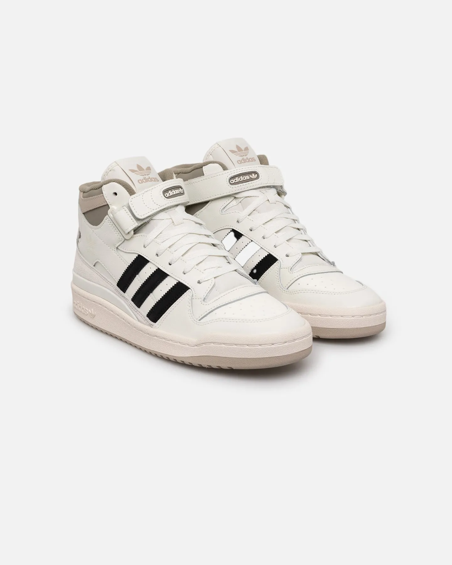 Adidas Forum Mid Off White/Core Black/Wonder Beige Desert Cool Foam Lining Standing Workers