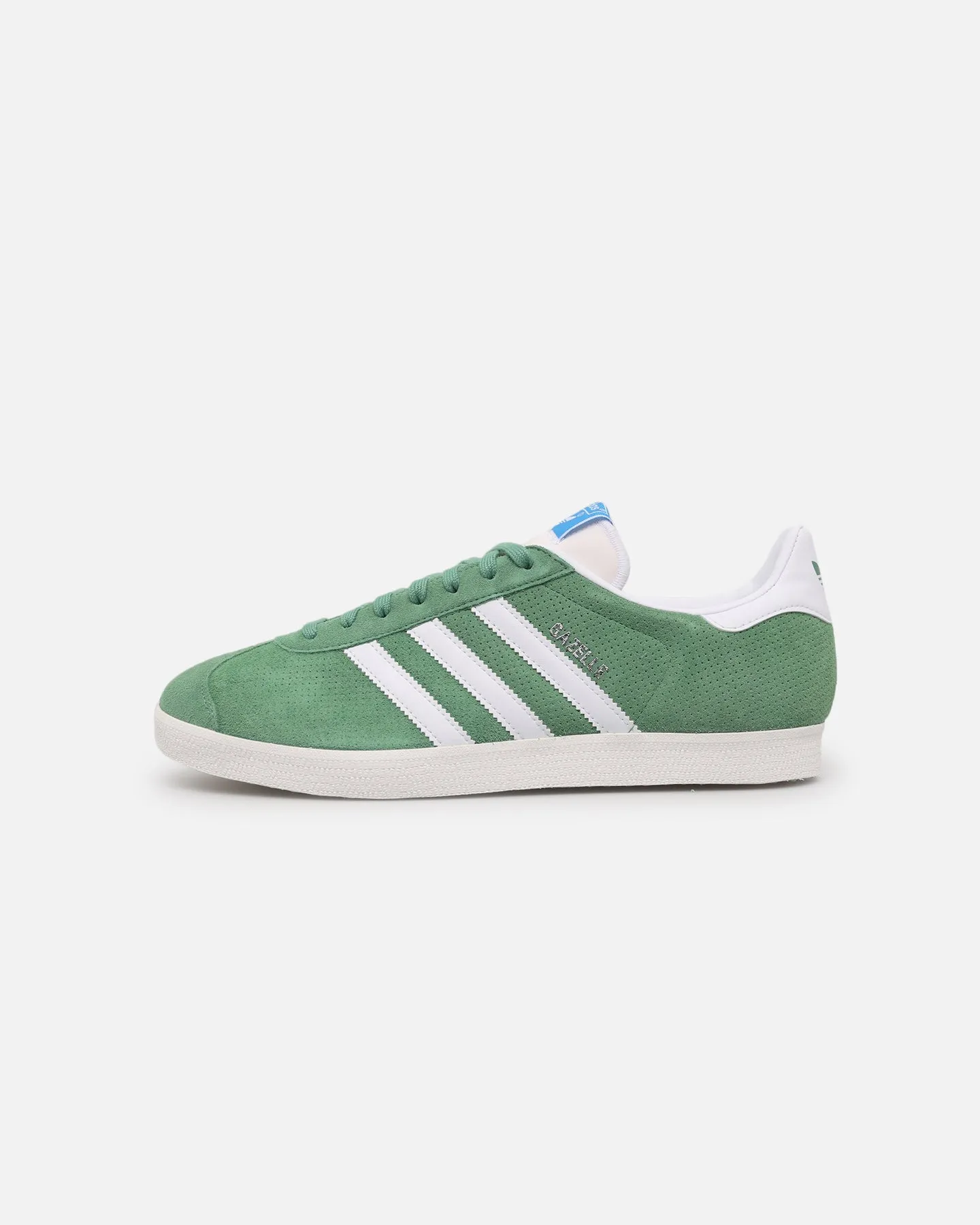 mud proof Adidas Gazelle Green/White