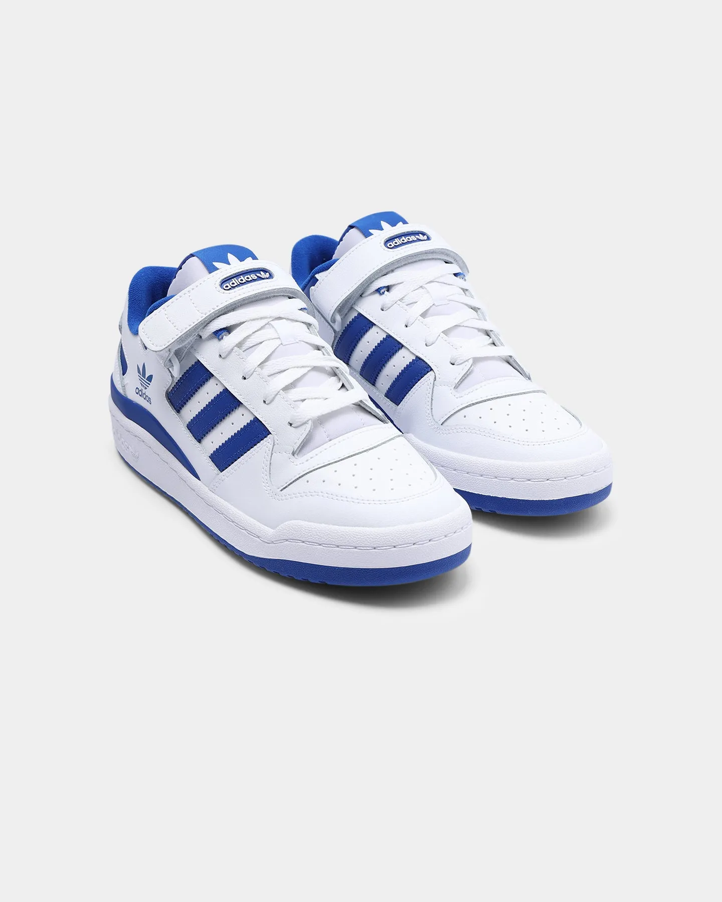 On Trend Adidas Men's Forum Low Cloud White / Cloud White / Royal Blue