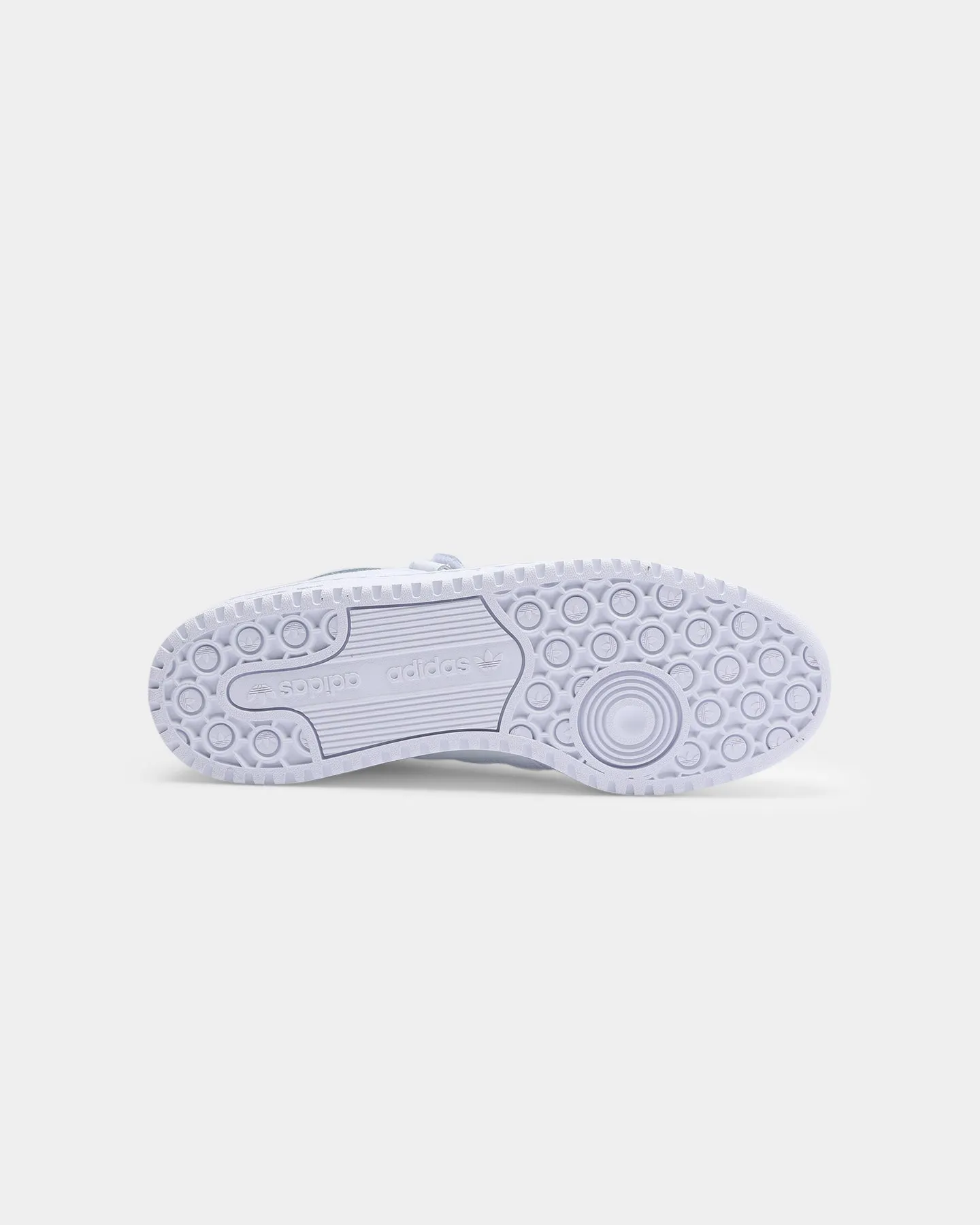 Adidas Men's Forum Mid Cloud White / Cloud White / Cloud White Hero Mode Trail Strong