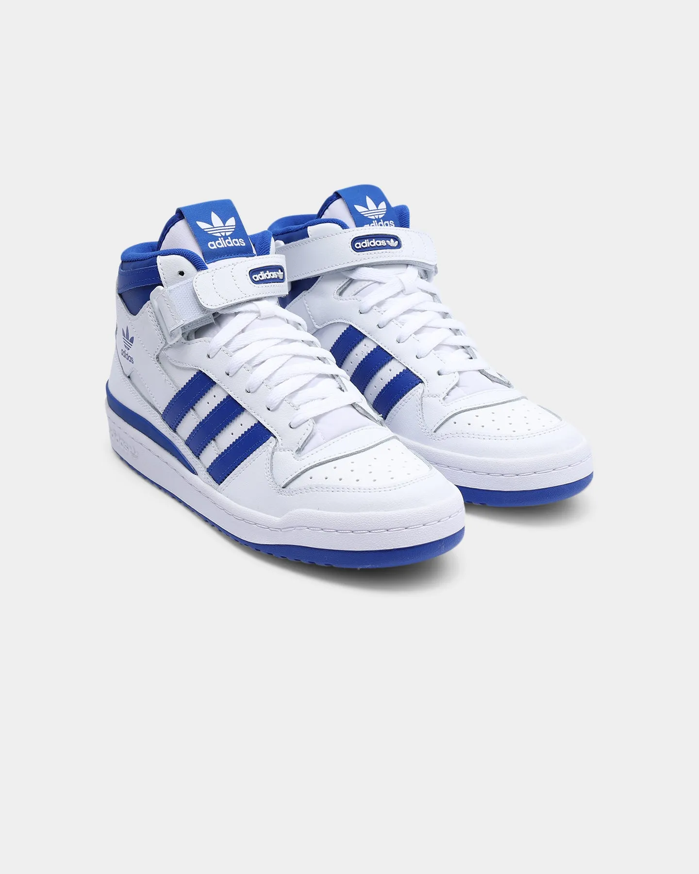 Adidas Men's Forum Mid Cloud White / Royal Blue / Cloud White Moist Guard