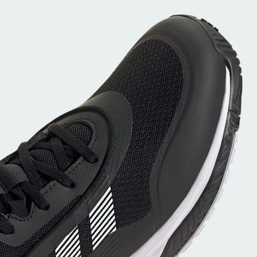 anti slip grip Compression Molded Phylon Adidas Men's Ownthe Game 3 Black/White Basketball Shoes