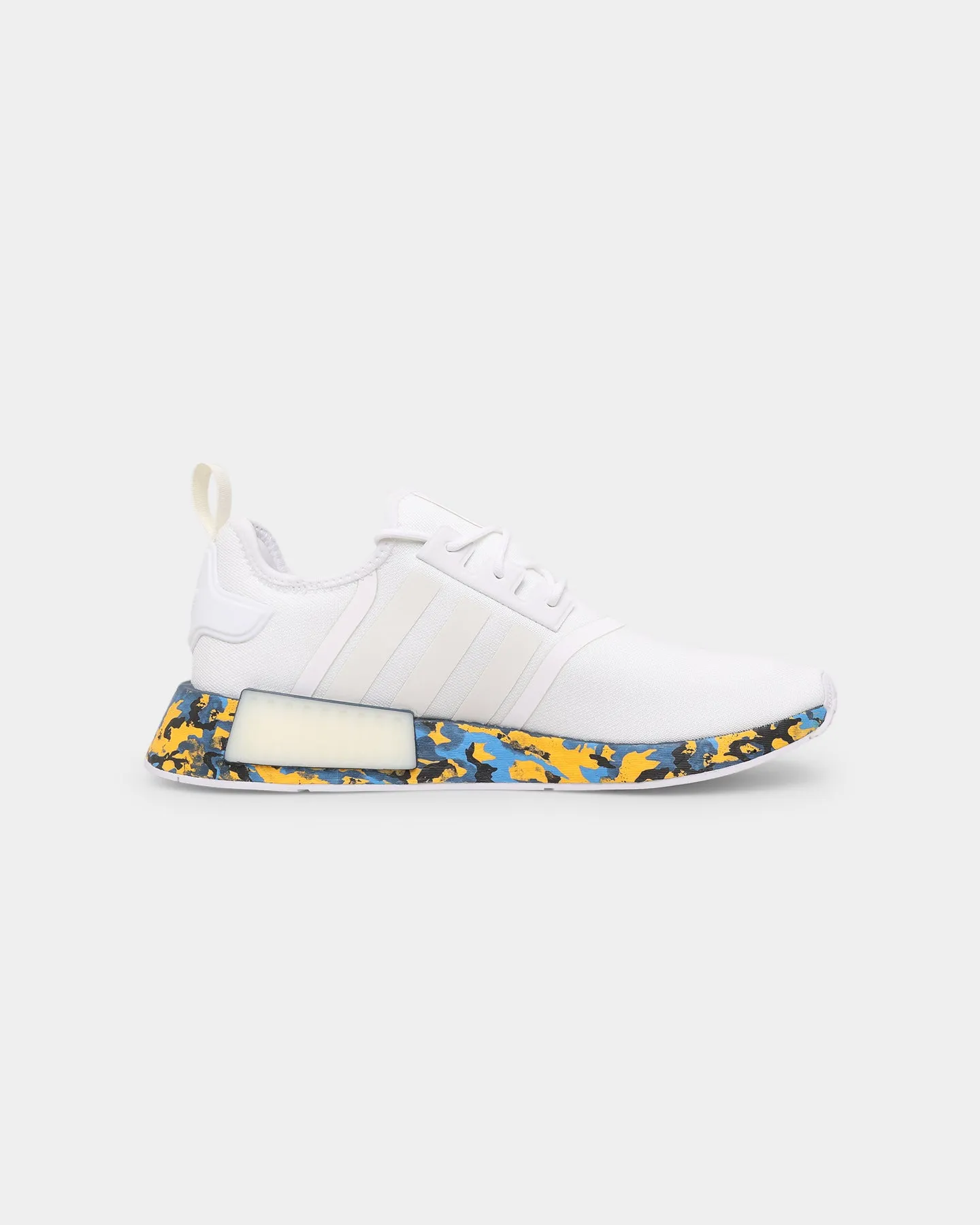 Adidas NMD_R1 Shoes Cloud White/Cloud White/Off White Elastic Sling