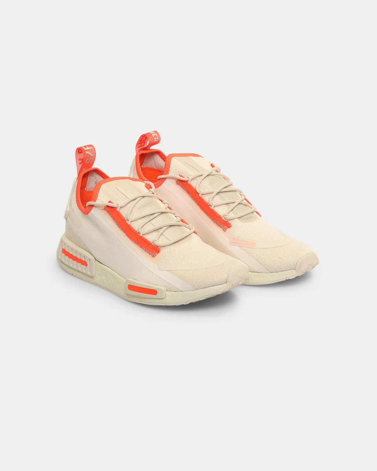 Fast Track Work Base Adidas NMD_R1 Spectoo Halo Ivory / Lush Red / Cream White