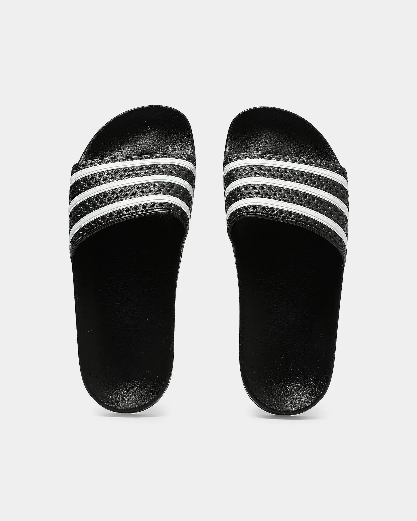 Adidas Originals Adilette Slide Black/White mesh construction