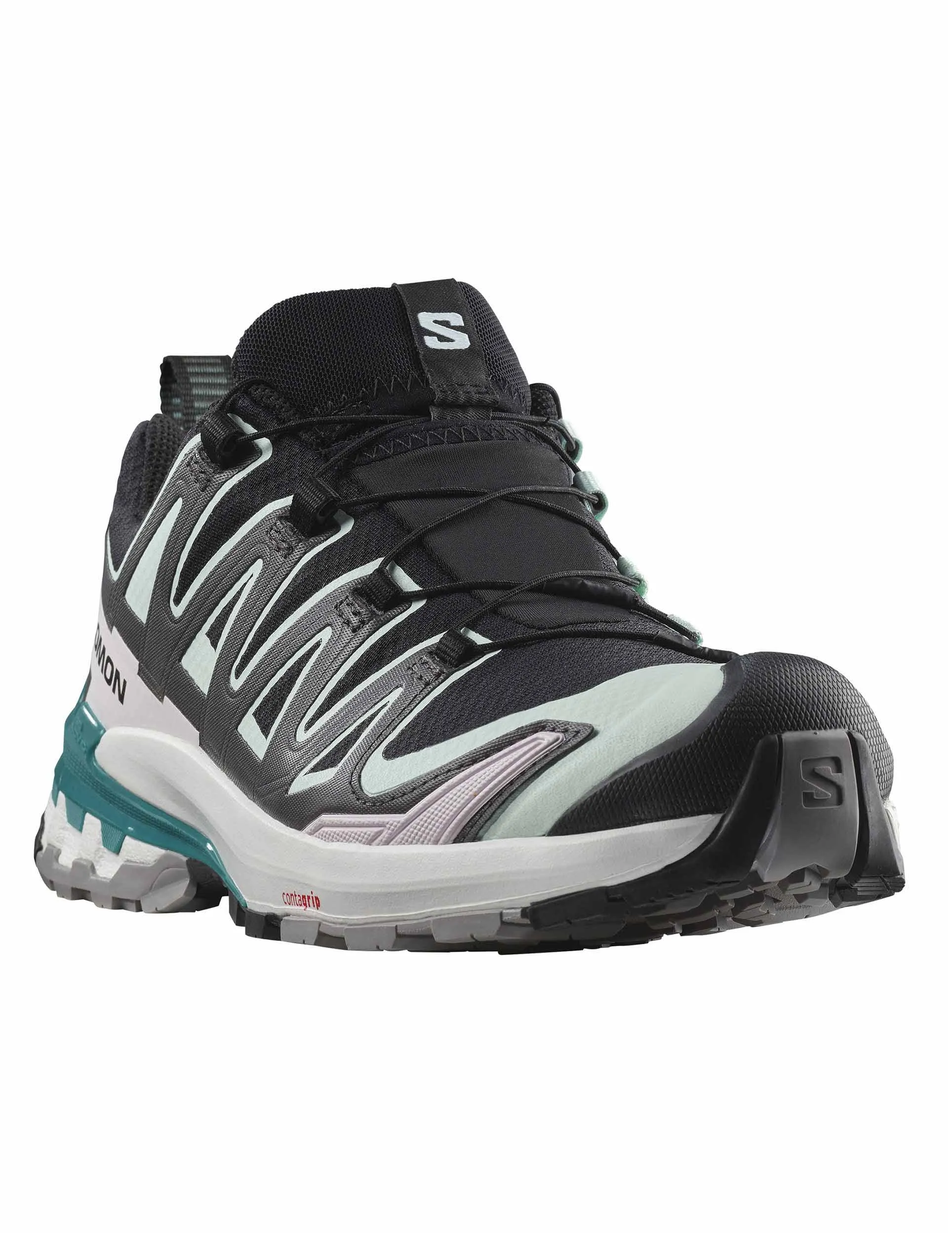 Late evening accessory Long-distance running XA Pro 3D V9 Gore-Tex - Black/Bleached Aqua/Harbor Blue