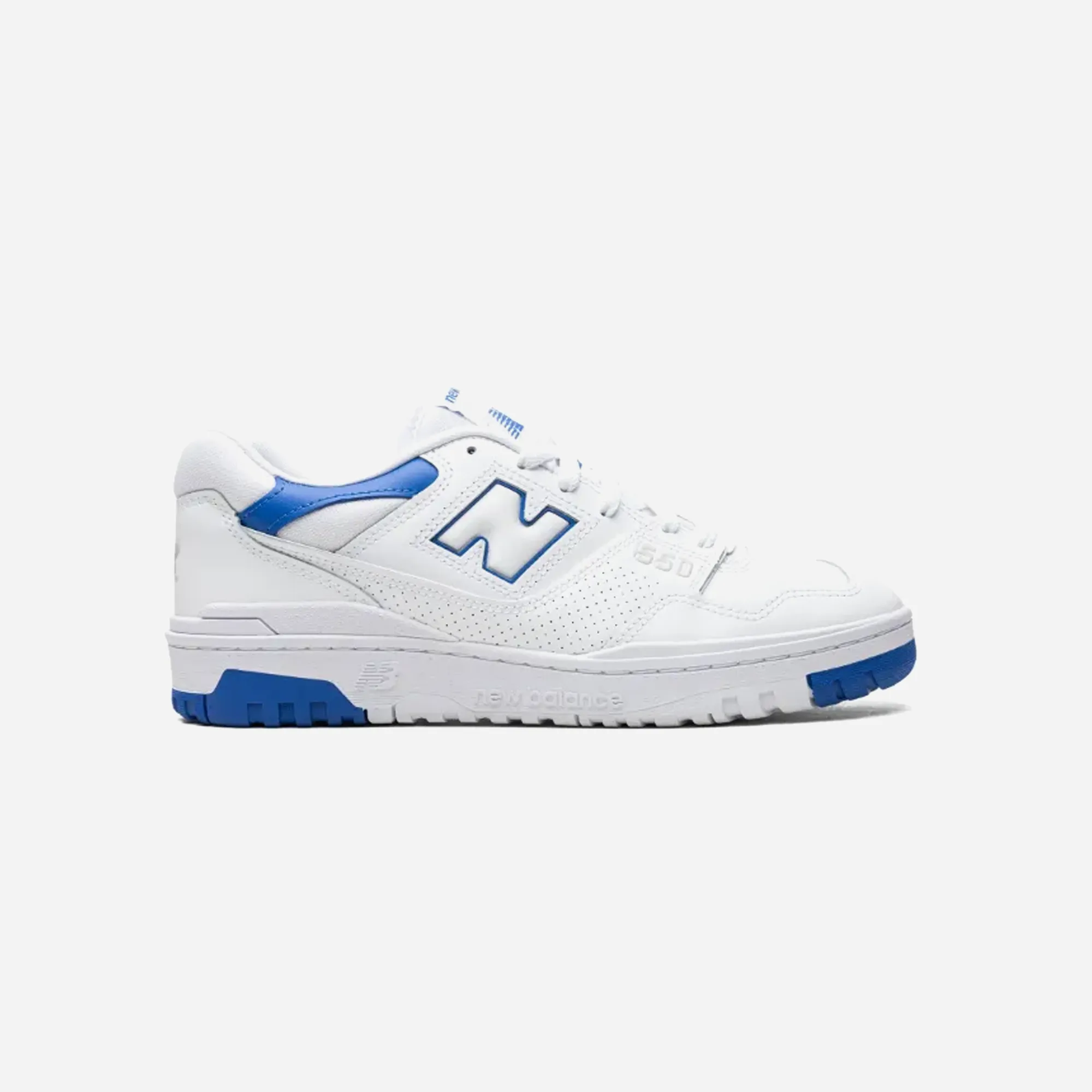 New Balance 550 White Cobalt gym goer shoes