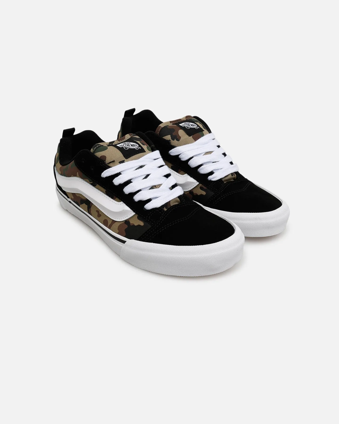 Feather Light City Adventure Slim Form Vans Knu Skool 'Camo' Black/Green