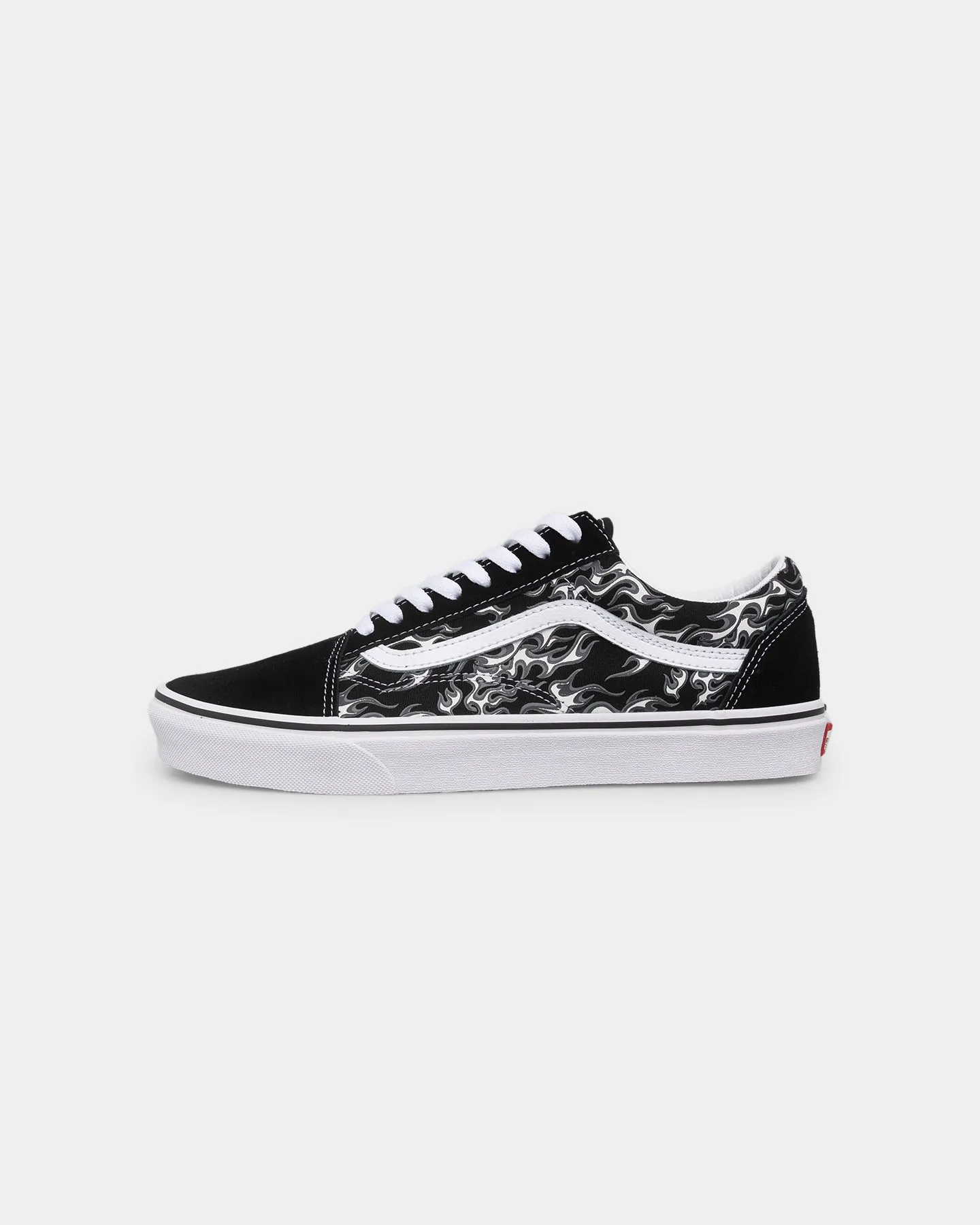 Soft Lining Vans Old Skool Flame Black/True White