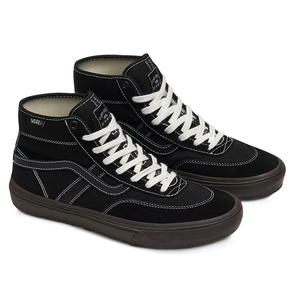 Vans Skate Crockett High - Black/Chocolate Comfort Fit