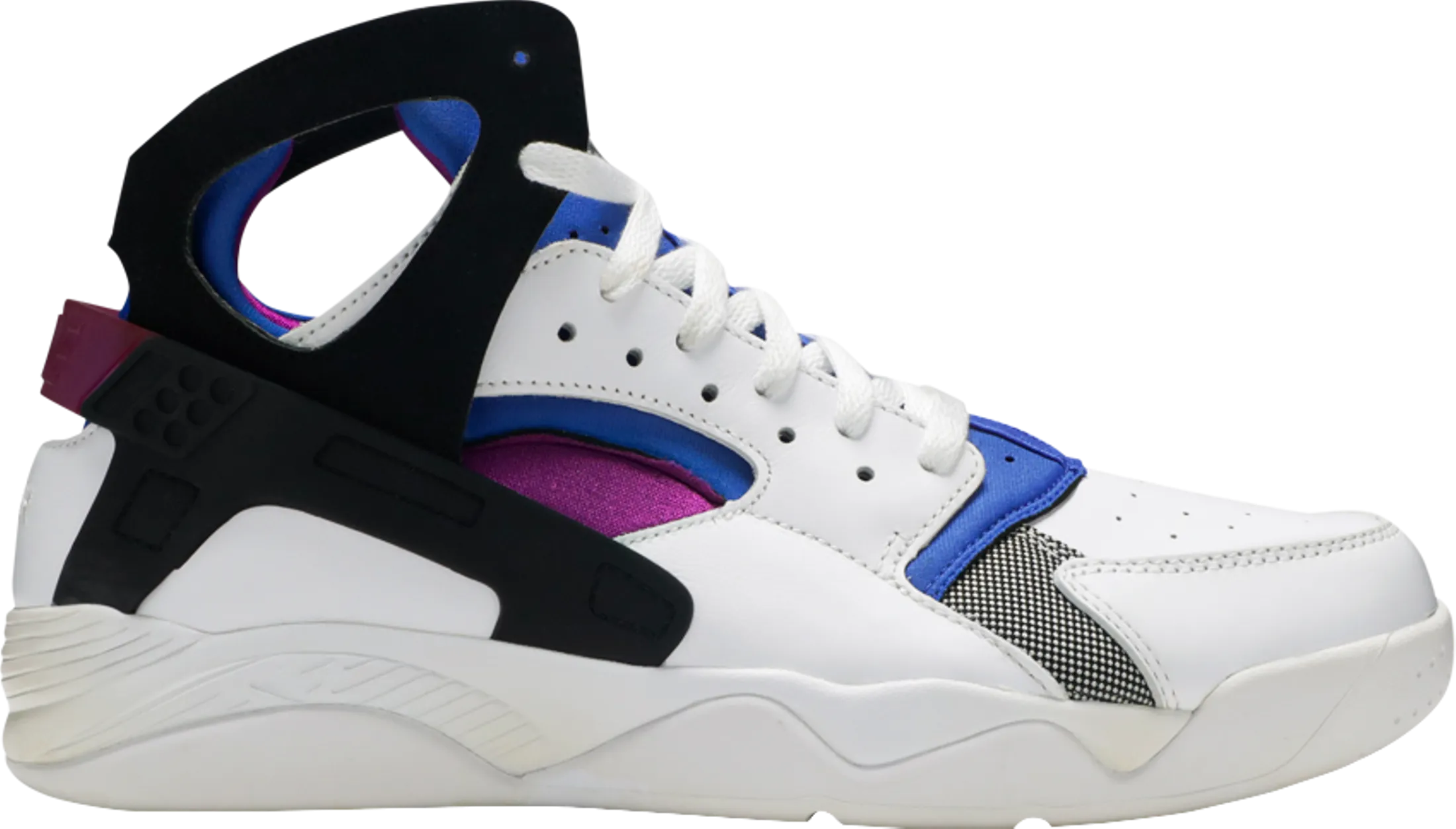 Tapered Heel Design Comfy Step Air Flight Huarache PRM QS 'White Lyon Blue' - 686203 100