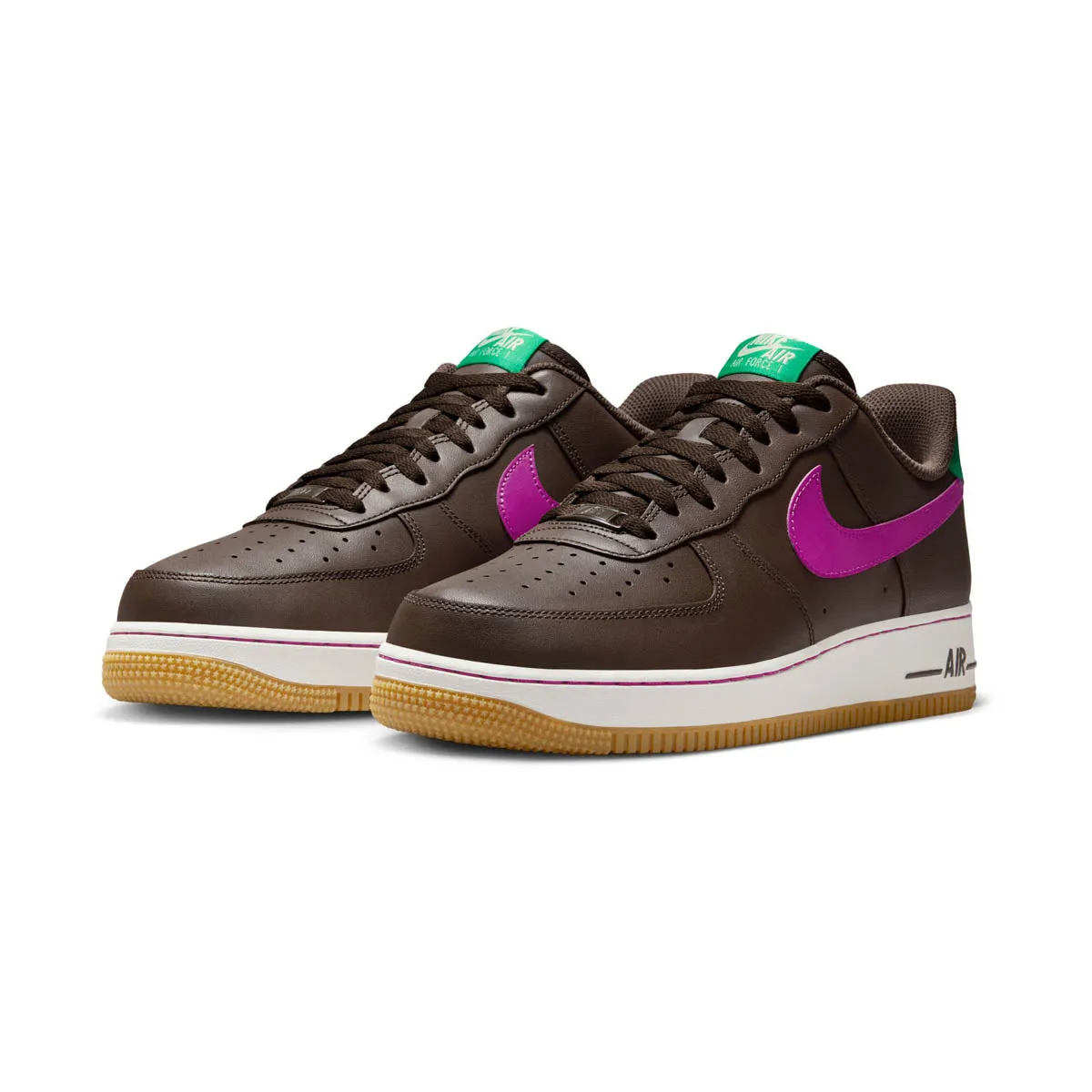 Compression Molded Cushion Air Force 1 '07 'Baroque Brown Vivid Purple' Men's Shoes