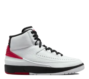 Air Jordan 2 Retro (Grade School) "Chicago" Pure Black