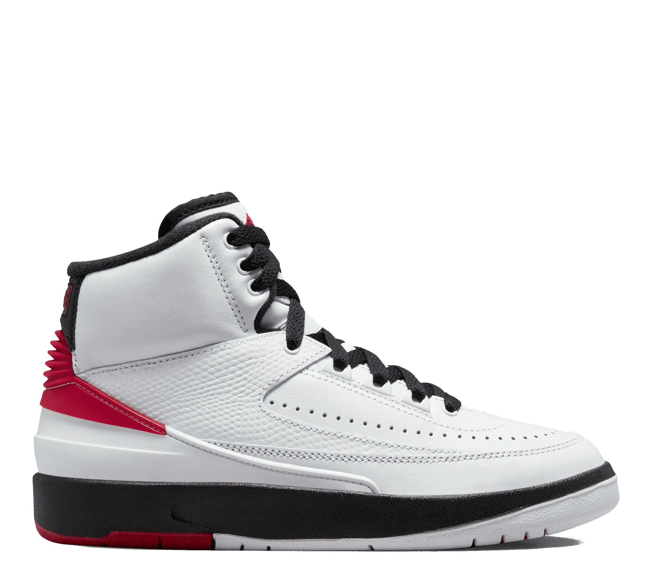 Air Jordan 2 Retro (Grade School) "Chicago" Pure Black