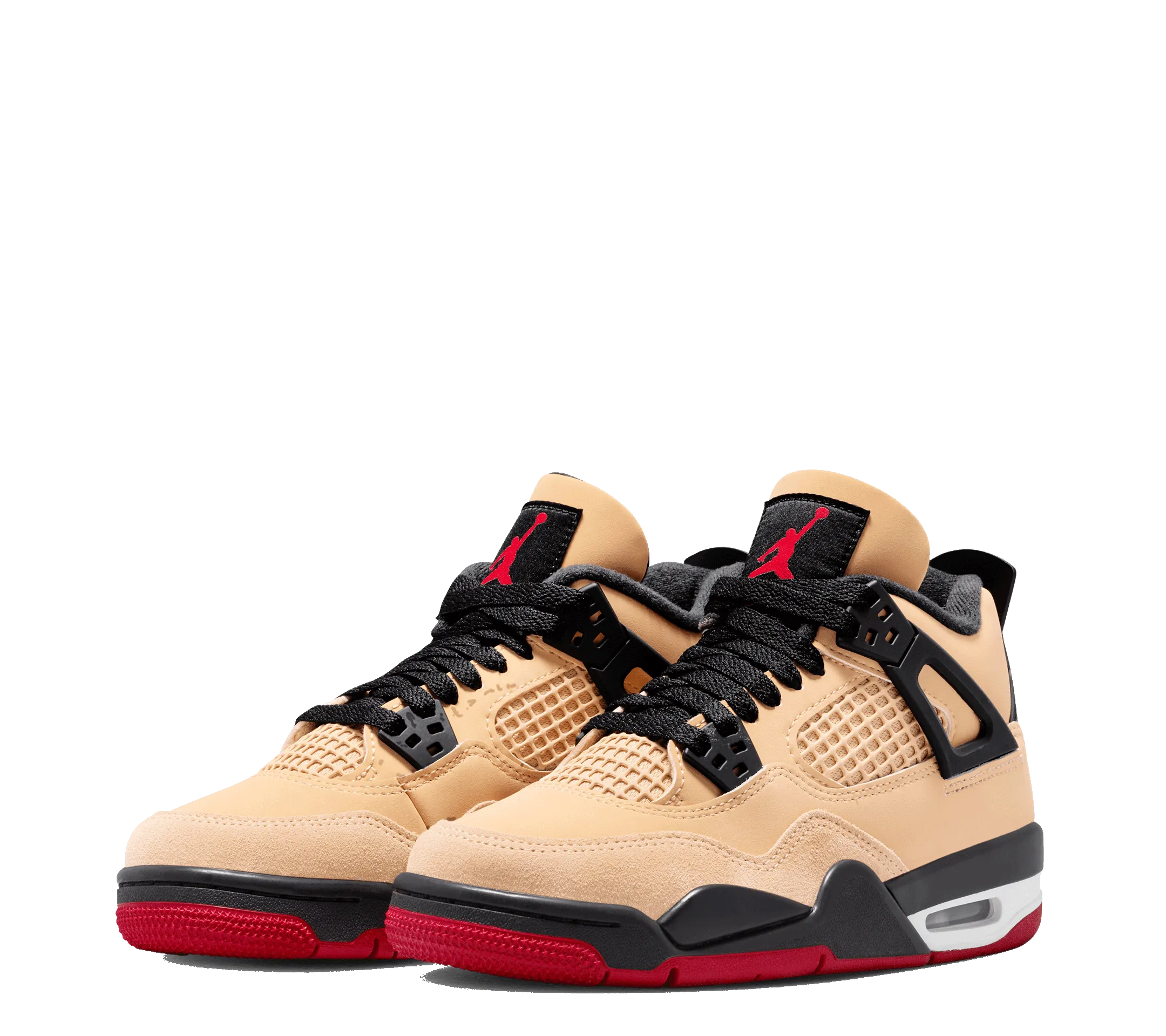 Air Jordan 4 Retro GS "Pizza" (Grade School) Feather Light Cold Weather