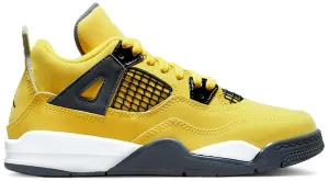 Air Jordan 4 Retro Preschool Size 'Lightning' 2021 - BQ7669 700 Neutral Stability Base Running Track