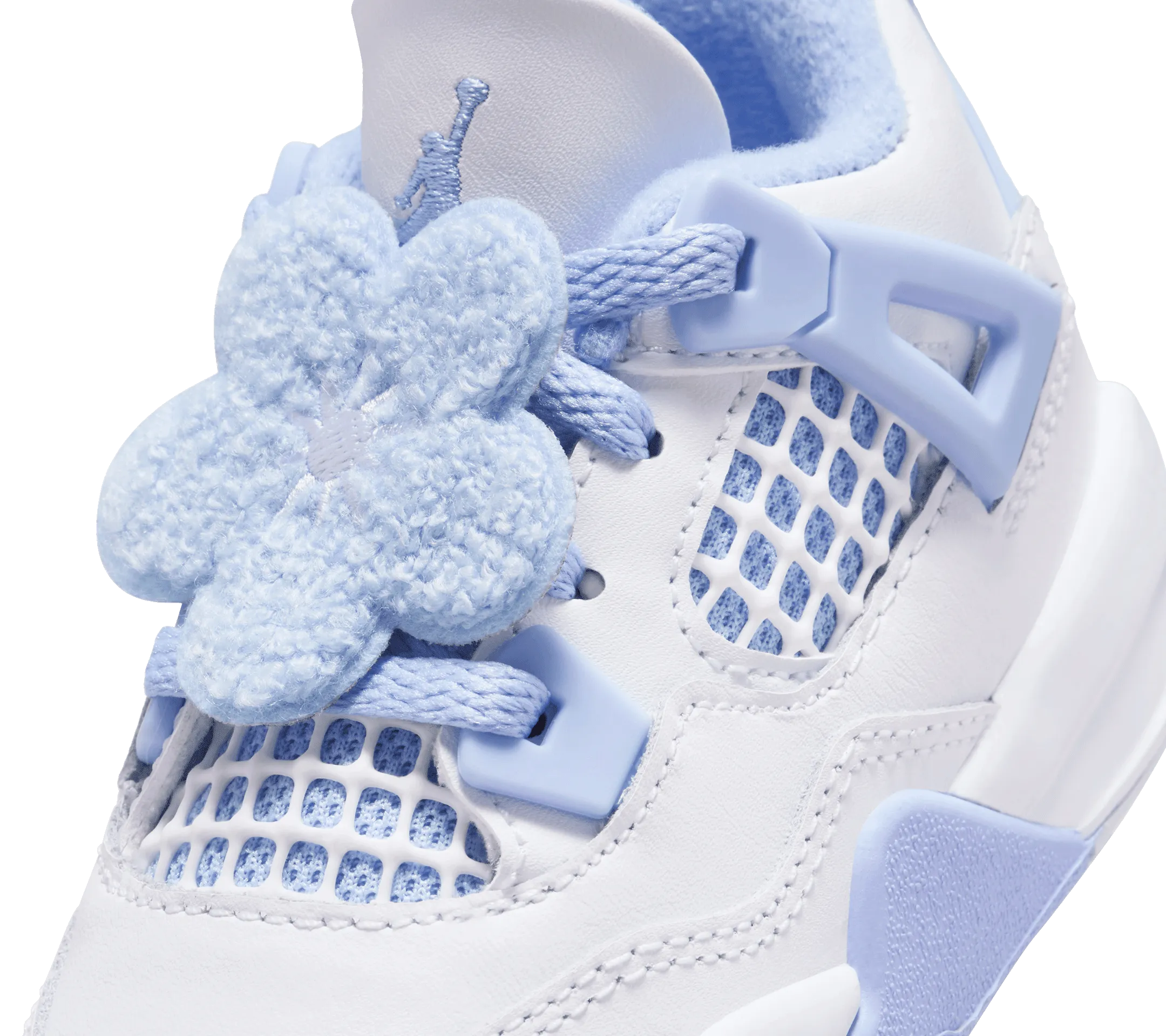 Neutral Base Air Jordan 4 Retro "Forget Me Nots" [Toddlers]