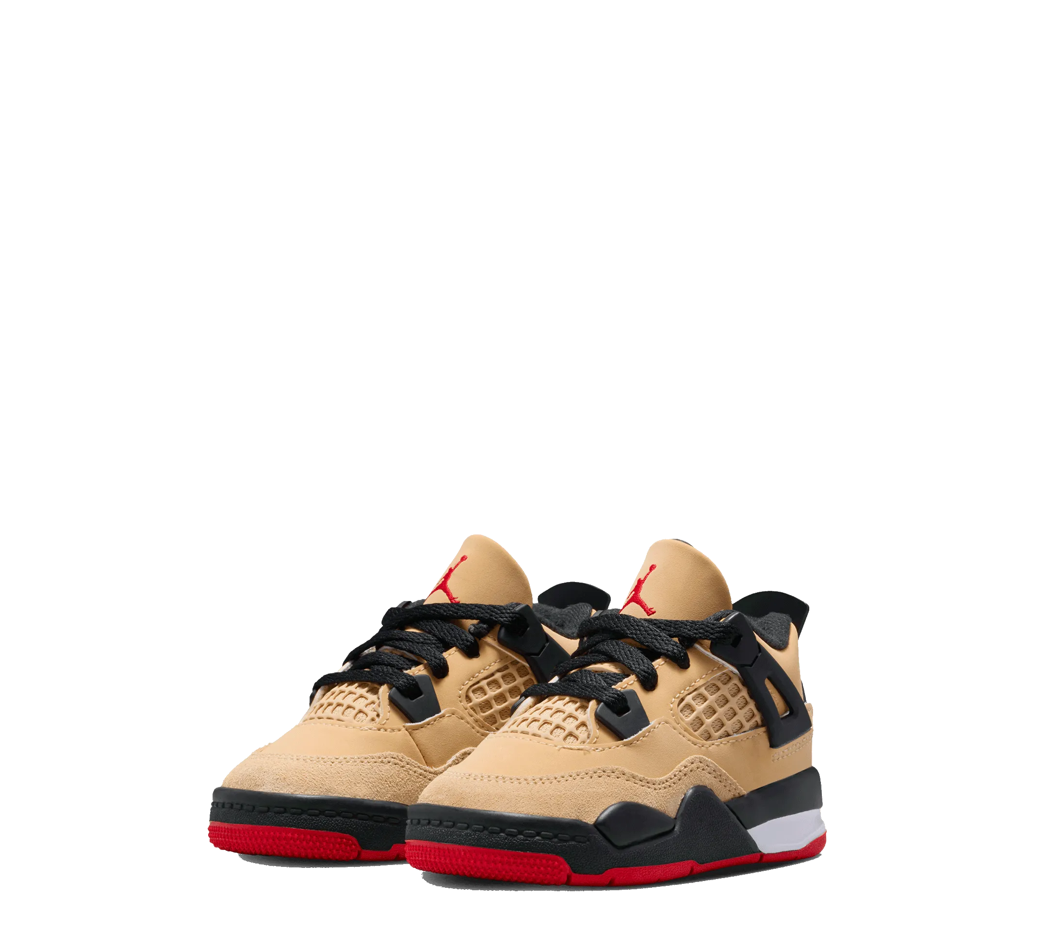 Air Jordan 4 Retro TD "Pizza" (Toddlers) Feather Light Urban Stroll Park Step