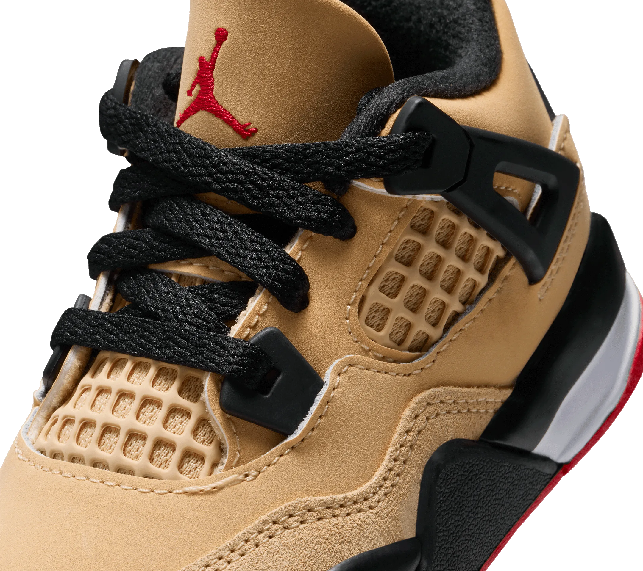 Ventilation holes Durable Build Weekend Errands Air Jordan 4 Retro TD "Pizza" (Toddlers)