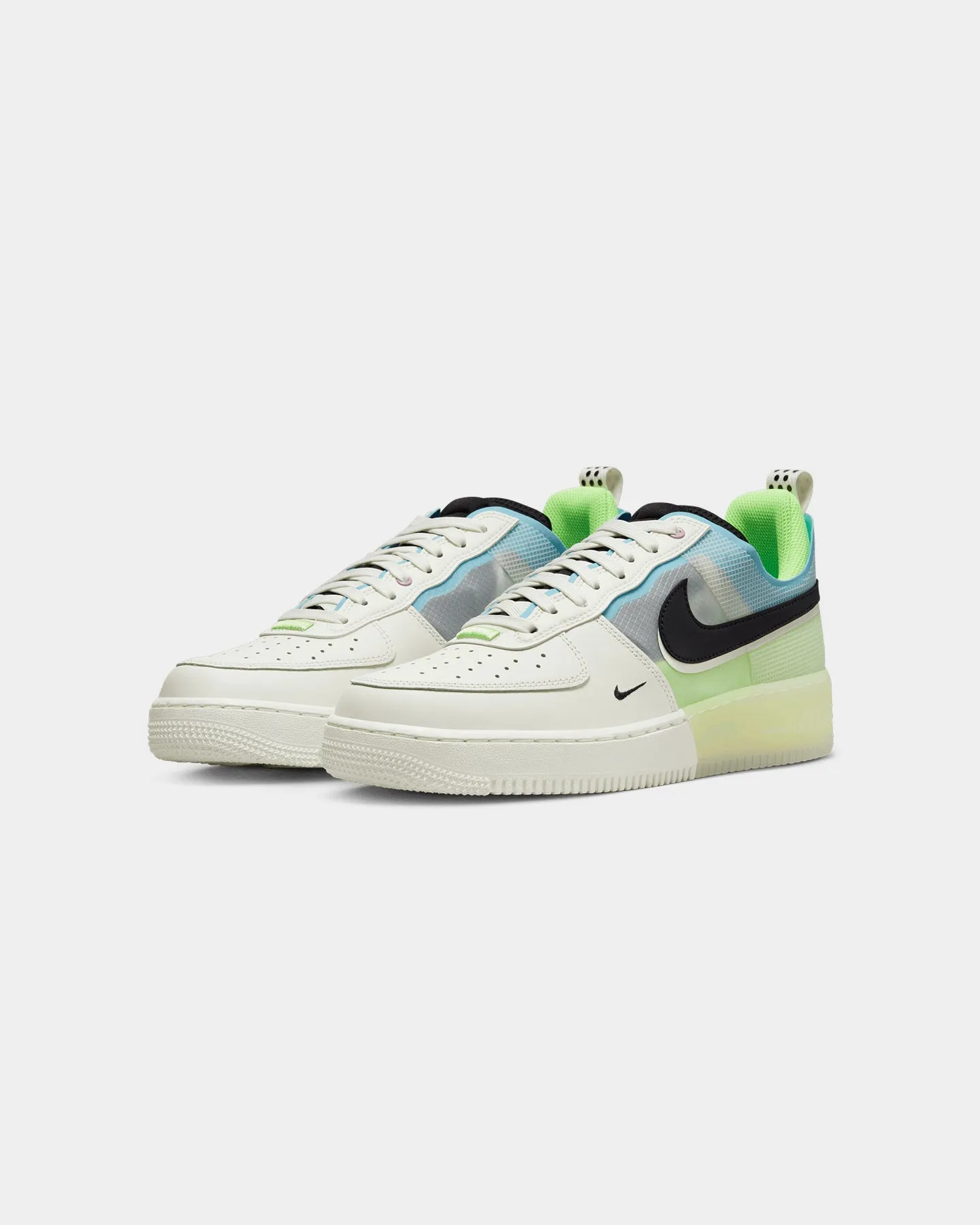 Court Grip Daily Walk Nike Air Force 1 React Sail/Black-Bare