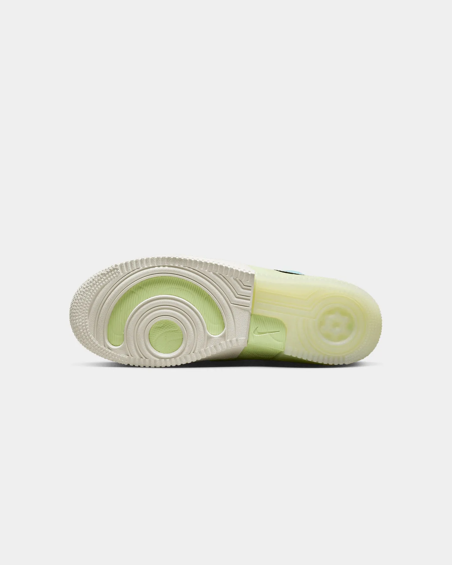 Nike Air Force 1 React Sail/Black-Bare Light Run Comfort Outsole