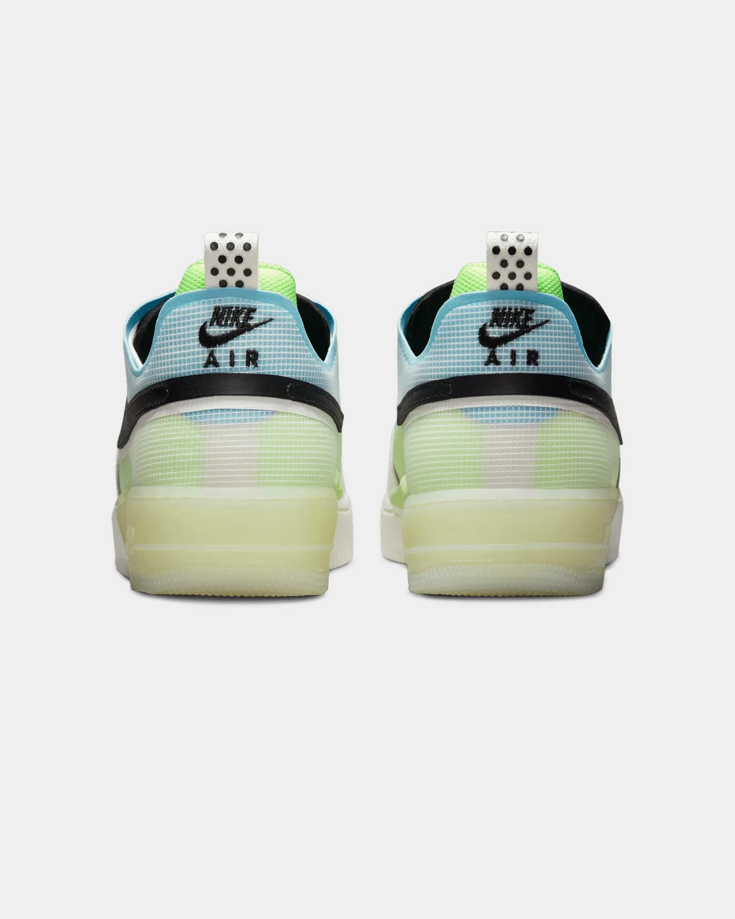 Nike Air Force 1 React Sail/Black-Bare Cushioned Base Busy Professionals All Weather Everyday Users