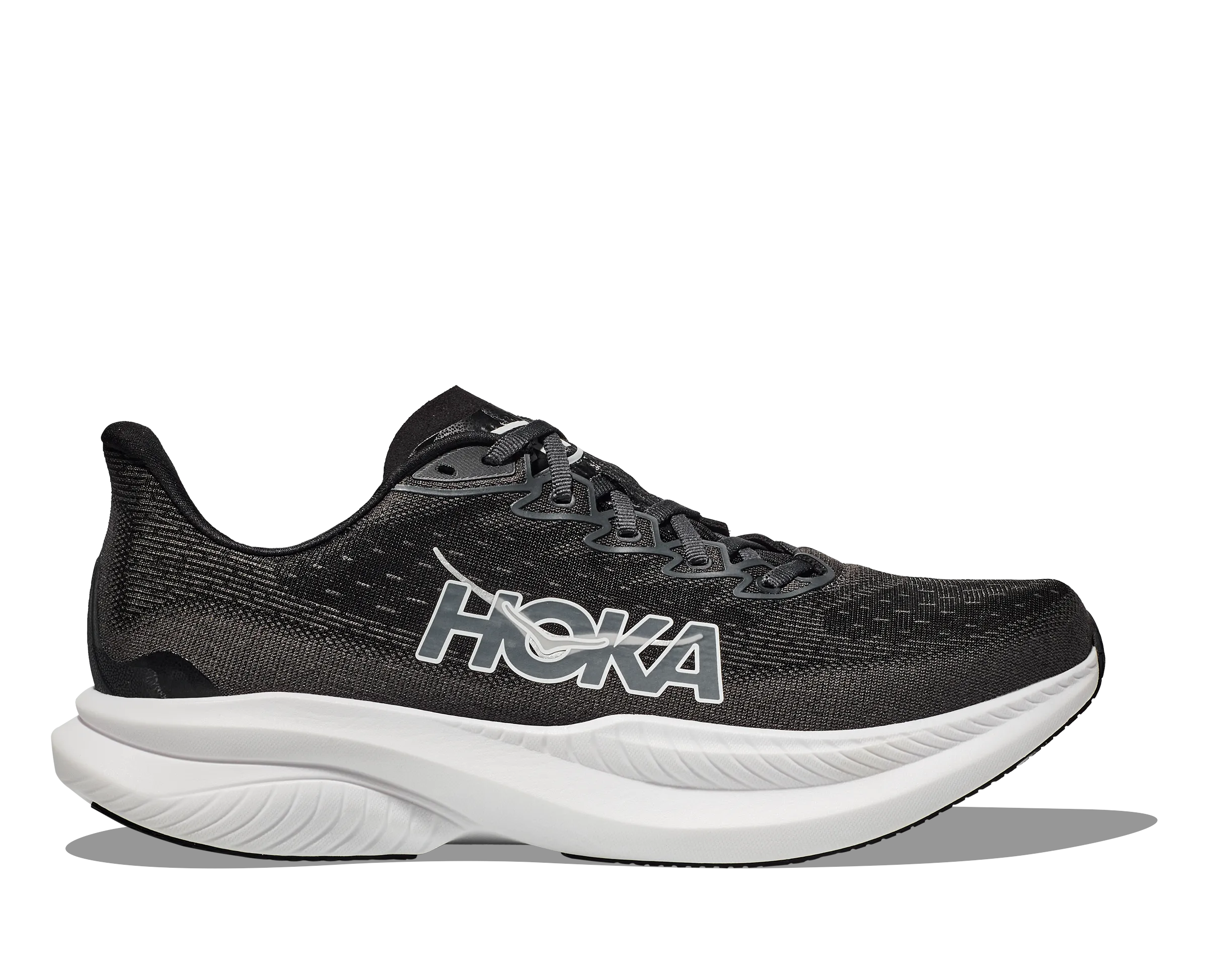 MEN'S MACH 6 - D - BLACK / WHITE Easy To Clean Comfort Enhancement