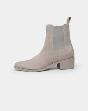 Saint Morta Nomad Pointy Toe Chelsea Boot Taupe Firm Edge Garden Mood