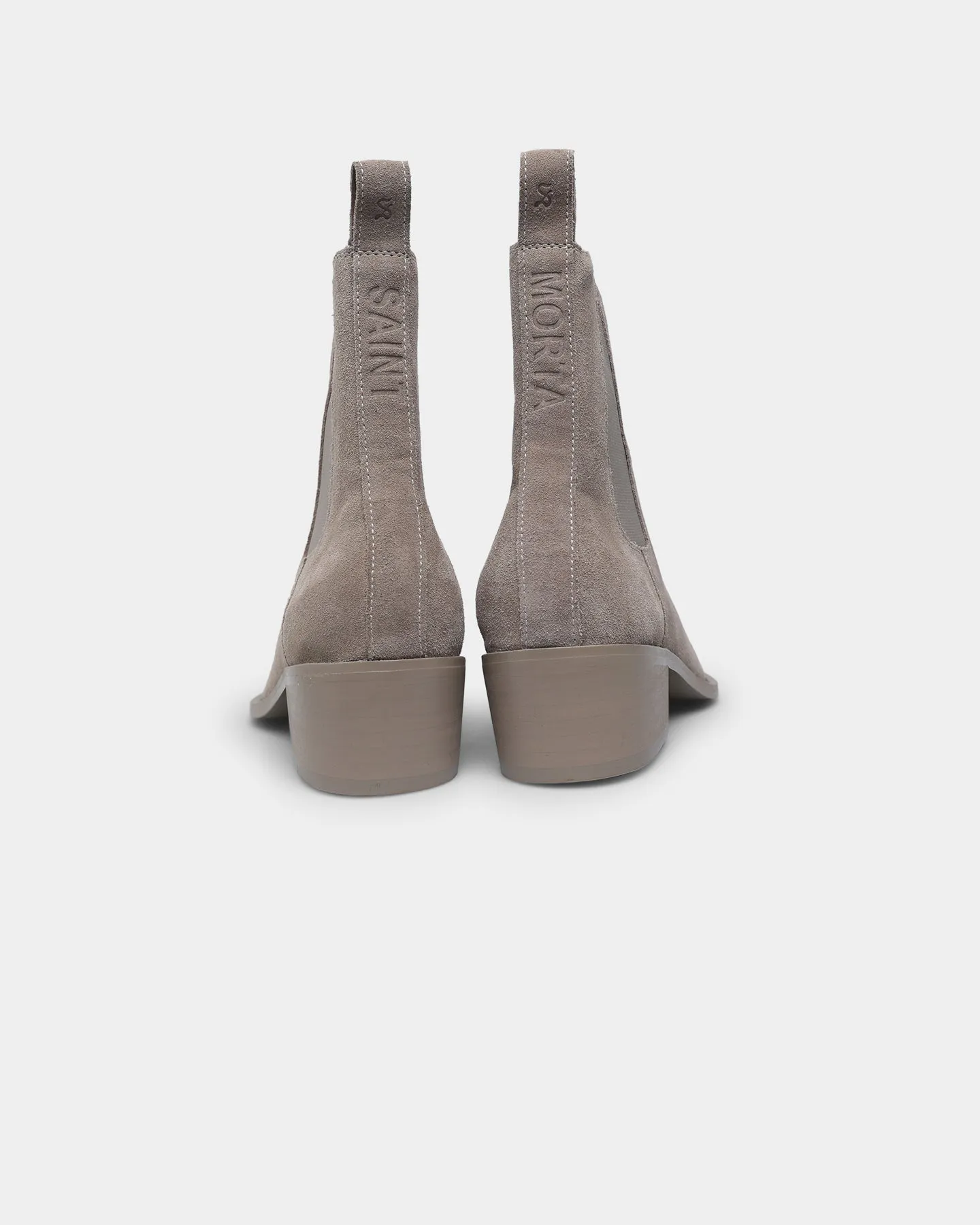 Low Profile Weekend Trip High Quality Saint Morta Nomad Pointy Toe Chelsea Boot Taupe