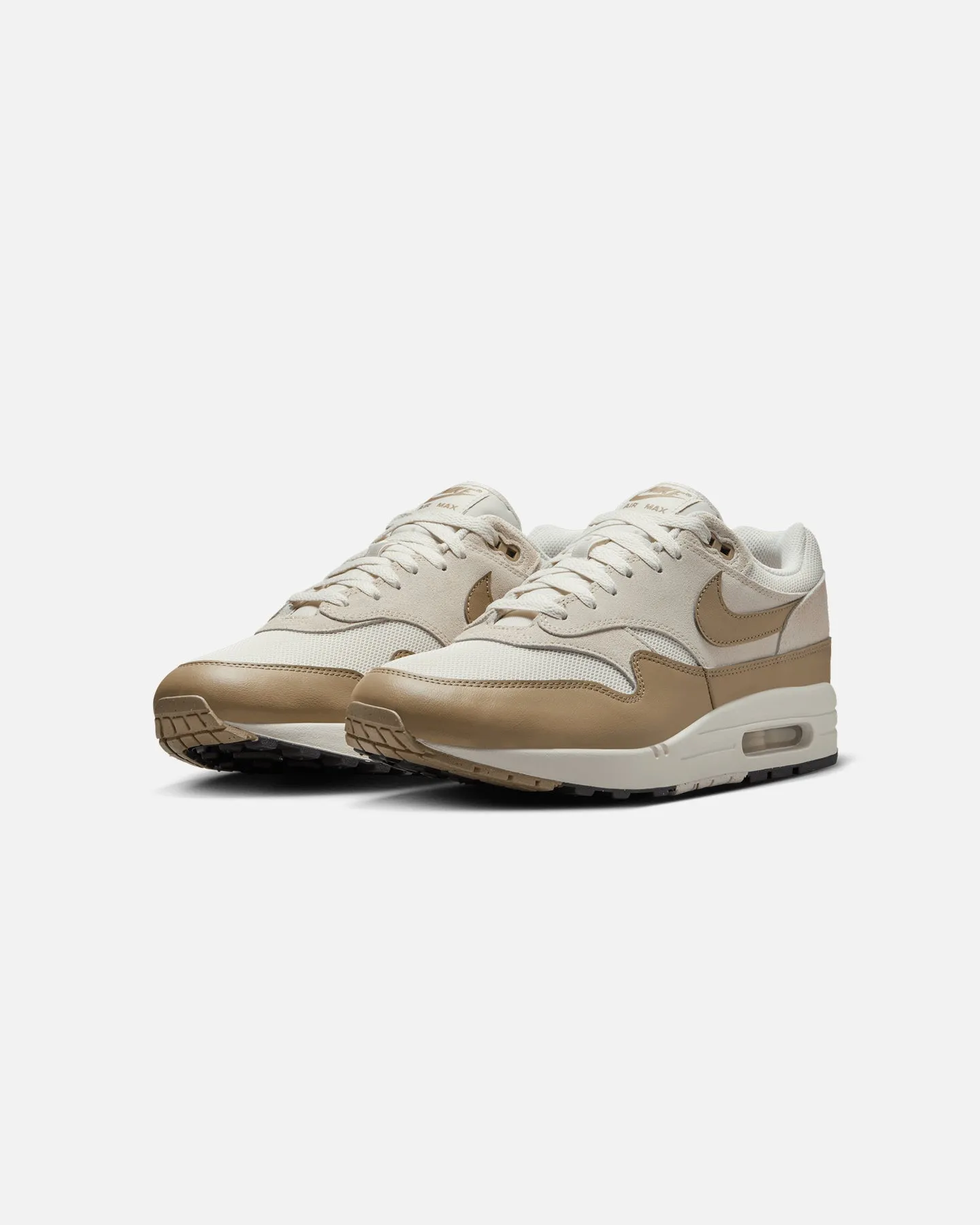 Nike Air Max 1 Essential Phantom/Khaki Firm Ground Seamless Fit Running Errands