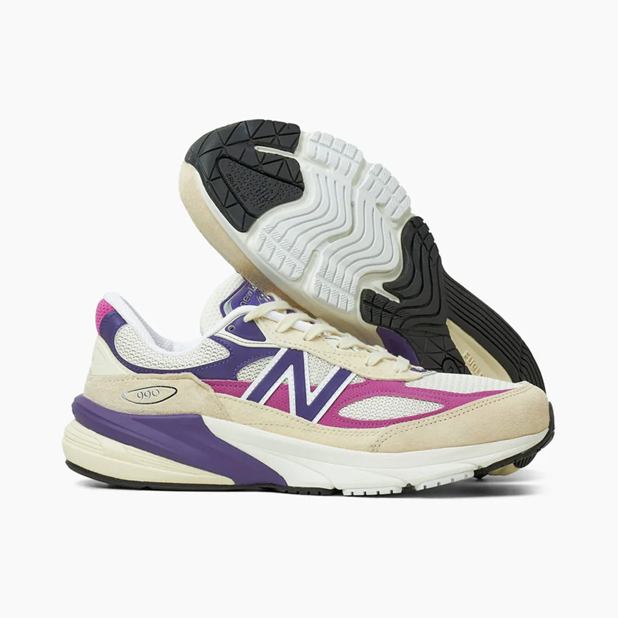 New Balance MADE in USA U990TD6 Purple / Angora college - team - themed running shoes unpadded shoes