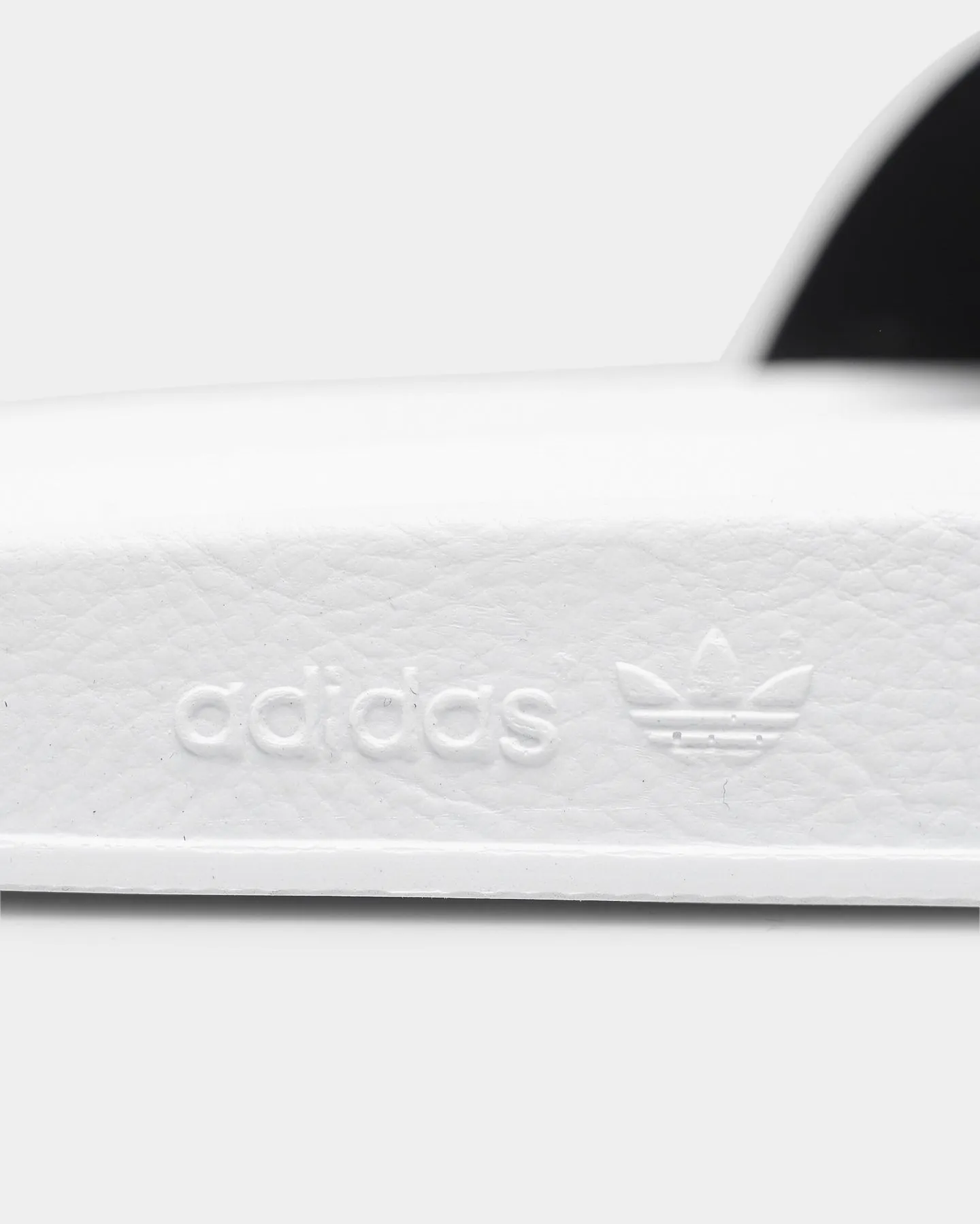 Sweat Resistant Gym Workout Elastic Sling Adidas Adilette White/Black