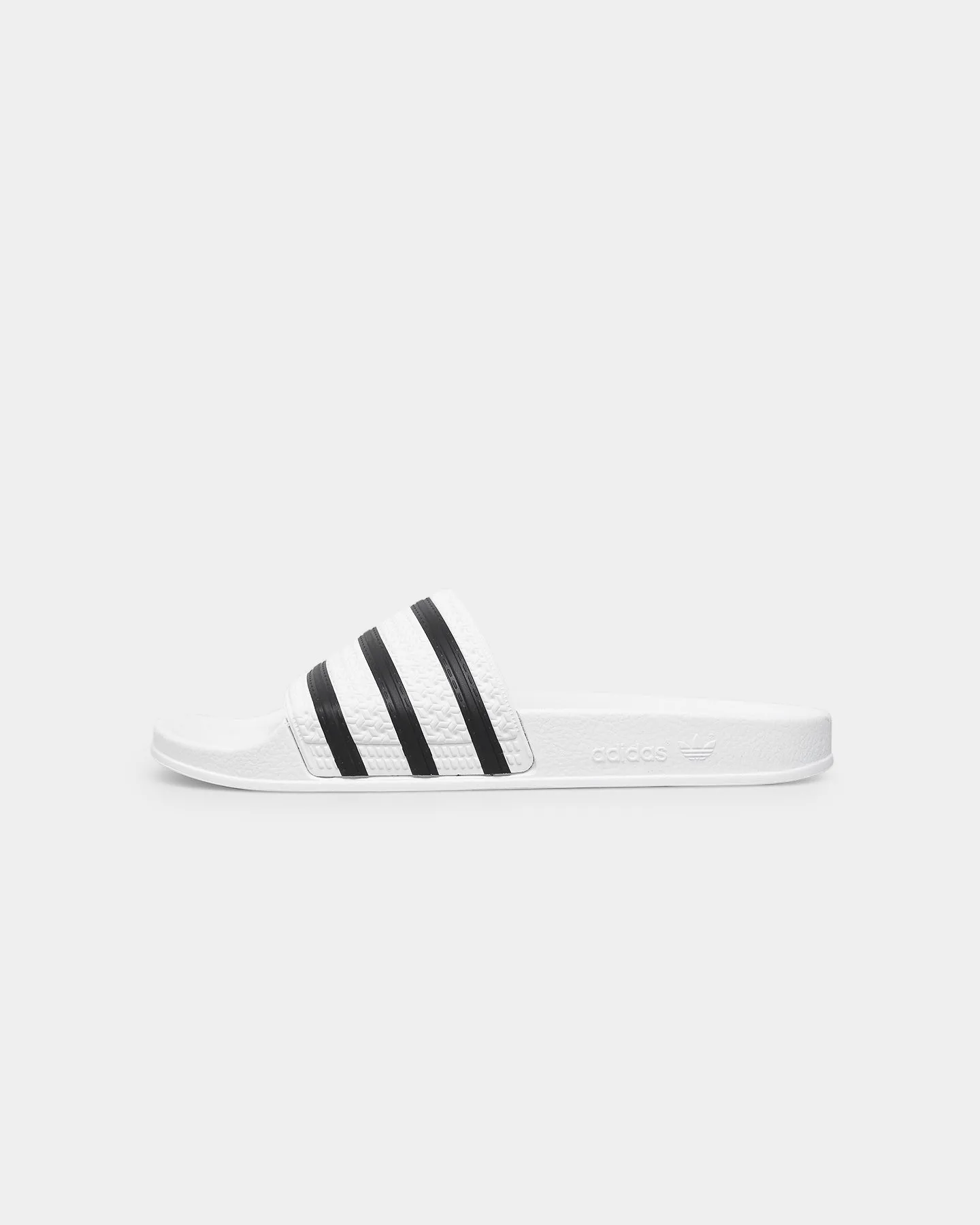 Adidas Adilette White/Black Palm Base