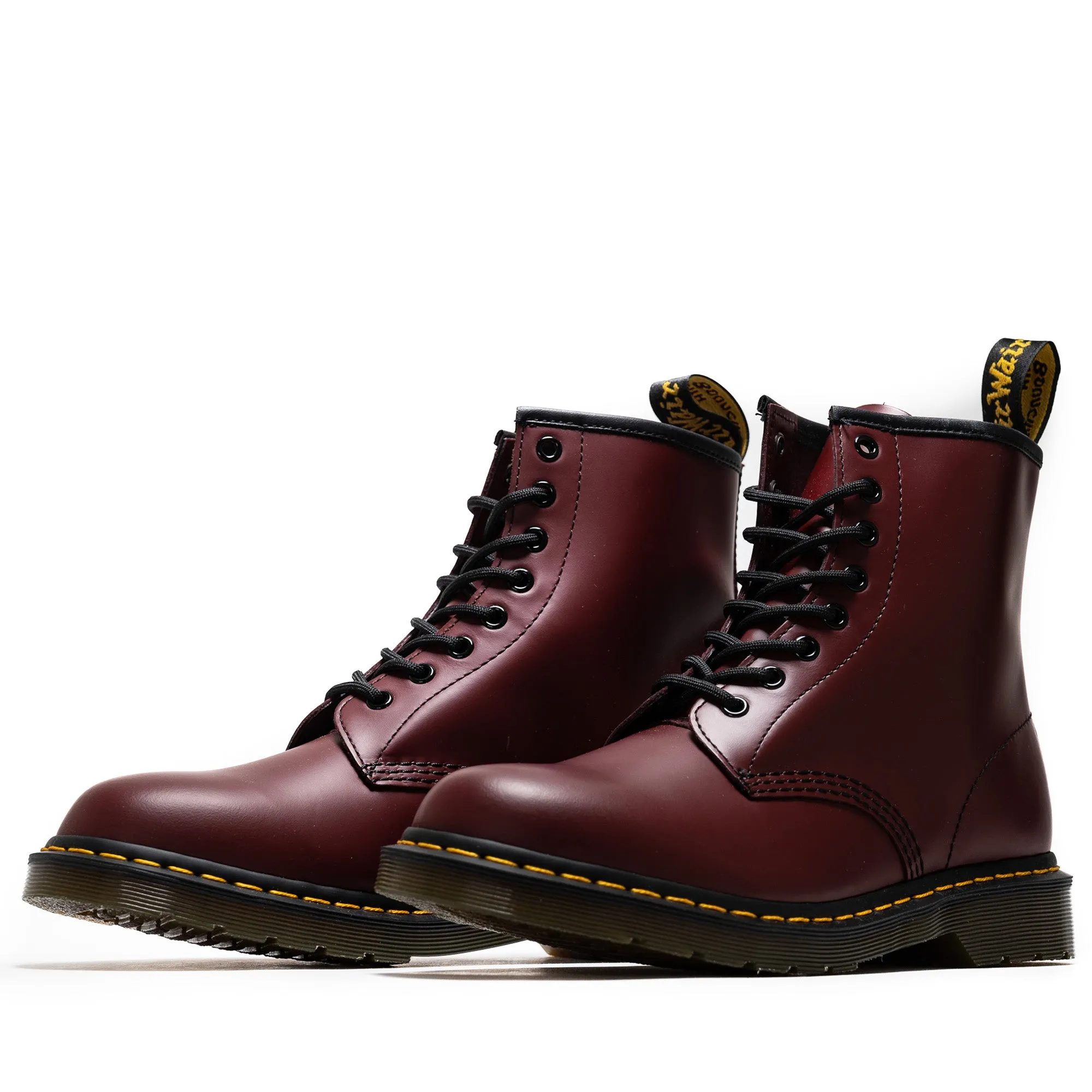 Dr. Martens 1460 Smooth Leather Boot - Cherry Red BreathableMesh High Traction Outdoor Trek