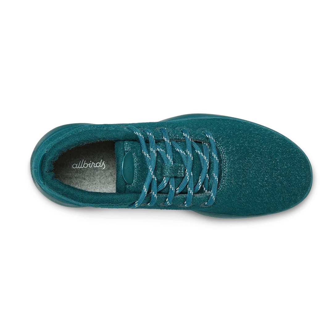 Quiet Steps Allbirds Wool Runner-up Mizzles - LIMITED EDITION: Deep Emerald (Deep Emerald Sole)