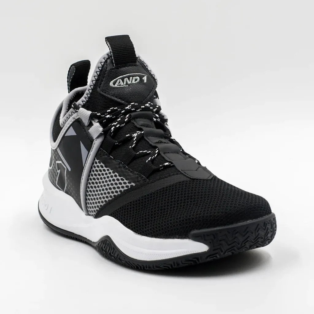 And-1 Men's Charge Black Basketball Shoes temperature regulation